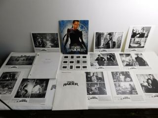 2000 Tomb Raider Press Kit Photos Screenplay Book 18 Kodachrome Angelina Jolie