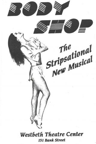 Donna Drake - Body Shop - 1985 Westbeth Theatre Playbill