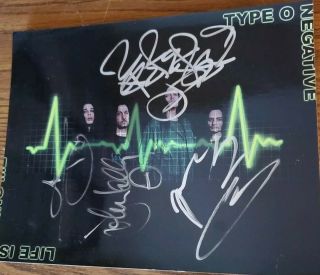 Signed Autographed 8x10 Photo Type O Negative Peter Steele Carnivore