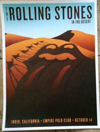 The Rolling Stones Poster Desert Trip Empire Polo Club