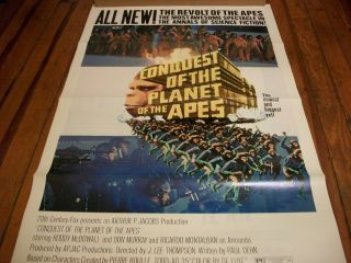 Conquest Of The Planet Of The Apes Poster 1972