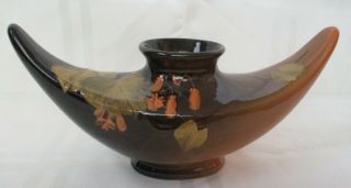 Mary Nourse Signed & Numbered Rookwood Pottery Horn Vase Standard Glaze 1894
