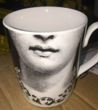 Fornasetti Mug Cup Rosenthal Rare Collectible