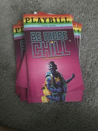 Broadway Pridebill - Be More Chill,  June 2019