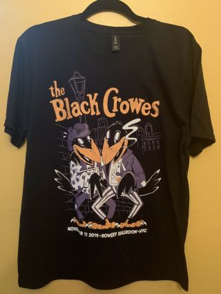 Black Crowes Reunion T - Shirt Collector Concert Tour RARE 2019 NY SET LIST & Pick 4
