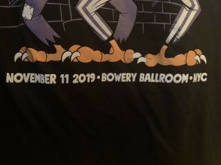 Black Crowes Reunion T - Shirt Collector Concert Tour RARE 2019 NY SET LIST & Pick 5