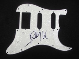 The Doors Rob Krieger Signed Electric Guitar Pick Guard