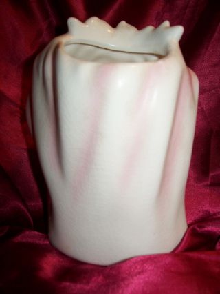 Vintage BRIDE Lady Head Vase Pink Doll Wreath Mark Headvase 2