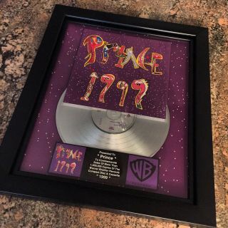 Prince 1999 Record Music Award Album Disc Lp Vinyl