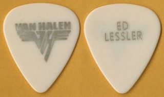 Van Halen 1986 5150 Concert Tour Ed Leffler Band Manager Very Rare Guitar Pick