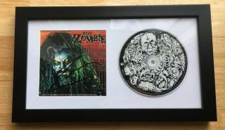 Rob Zombie Signed Hellbilly Deluxe Cd Framed & Matted Autographed Metal Rare