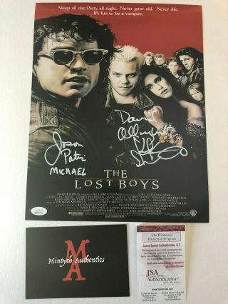 Kiefer Sutherland & Jason Patric Signed 11x14 Photo The Lost Boys Jsa