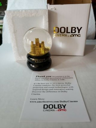 Downton Abbey Movie Film Mini Snow Globe Rare Fan Event 9/12/19