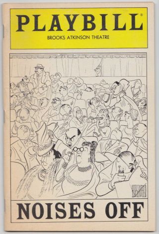 Noises Off - Brooks Atkinson Playbill - January 1984 - Dorothy Loudon - Murray