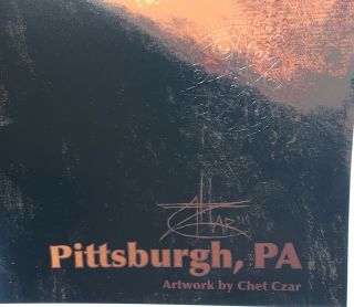 Tool pittsburgh poster 2019 concert tour limited edition chet czar 522 of 650 4