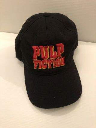 Vintage Pulp Fiction Movie Promo Rare Snapback Hat Tarantino