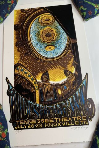 2010 Widespread Panic Tennessee Theatre Knoxville Official Poster Masthay