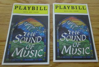 2 Playbill The Sound Of Music Martin Beck Theatre May 1998 Programs Stub