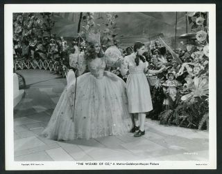 The Wizard Of Oz - Judy Garland,  Billie Burke Vintage 1939 Still Photo