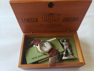 Rare Vintage Fossil Watch 541/15,  000 Gi Joe 30 Th Salute