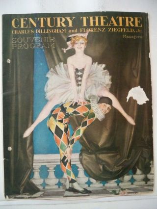 The Century Girl Souvenir Program Irving Berlin / Hazel Dawn / Elsie Janis 1916