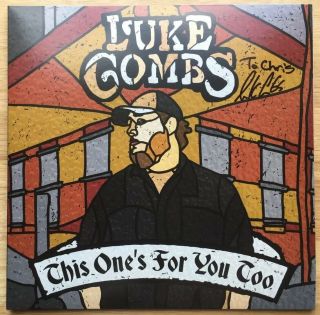 Luke Combs Signed Autograph This One 