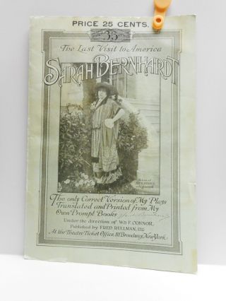 Vintage - Sarah Bernhardt - Shylock And La Mort De Cleopatre - Russel Theatre