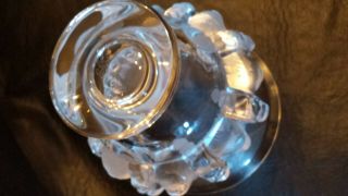 Lalique Dampierre Vase Mirror Finish No Damage with Box and Papers 10