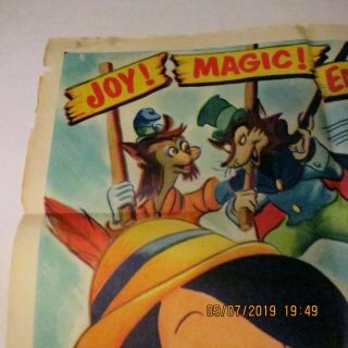 Disney ' s Pinocchio (R - 54) One - Sheet Poster 2