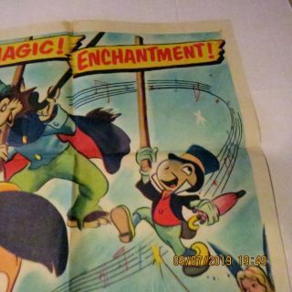 Disney ' s Pinocchio (R - 54) One - Sheet Poster 3