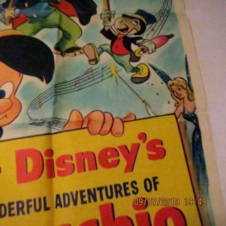 Disney ' s Pinocchio (R - 54) One - Sheet Poster 5