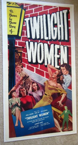 Twilight Women 1953 3sht Movie Poster Linen Ex
