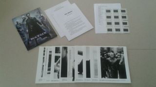 The Matrix Press Kit W/12 Slides,  9 Photos,  Production Info,  Cast,  Folder