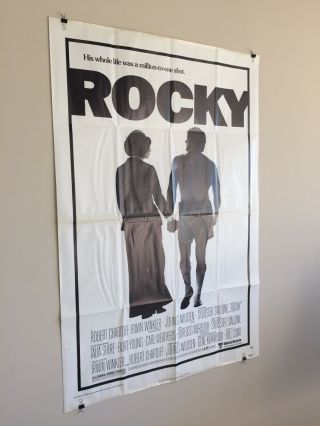 Rocky Folded One Sheet Movie Poster 1977,  NSS Style,  Sylvester Stallone 3