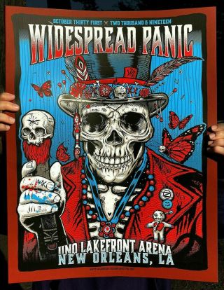 Widespread Panic Poster Orleans 10/31/19 Zoltron Halloween X/100 Ae
