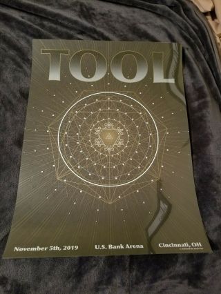 Tool Double Layer Poster 2019 Cincinnati Limited Edition 625 Of 650