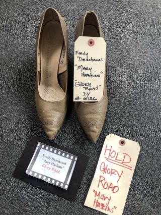 Emily Deschanel’s Screen Worn Shoes from the film “ Glory Road” size 9 - 9 1/2 2