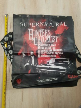 Supernatural 2013 Sdcc Comic Con Swag Bag Tote With Cape Hunter 