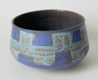 Porceleyne Fles Delft Henk Trumpie Experimental Ceramic Bowl