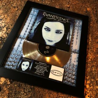 Evanescence Fallen Record Music Award Disc Album Lp Vinyl