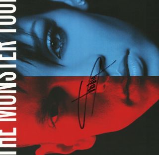 Eminem autographed concert poster 2014 Monster Tour Slim Shady 3