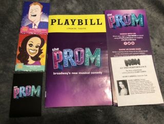The Prom Playbill Lights Of Broadway Cards Bundle