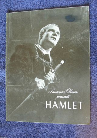 Hamlet 1948 Film Program Laurence Olivier Jean Simmons Peter Cushing 2