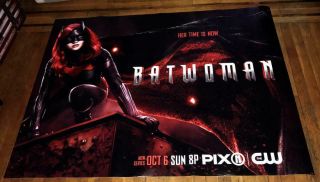 Cw Tv Batwoman 5ft Subway Poster Ruby Rose Kate Kane 2019 Dc Comics Batman