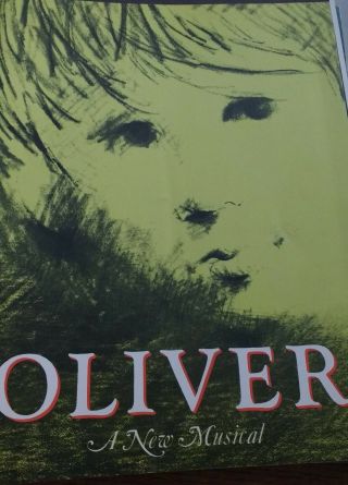 Oliver Broadway Program W.  Clive Revill & Georgia Brown & Davy Jones