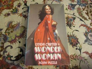 Vintage Wonder Woman Lynda Carter Jigsaw Puzzle 1977 Complete