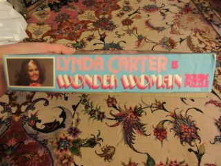 Vintage Wonder Woman Lynda Carter Jigsaw Puzzle 1977 Complete 6