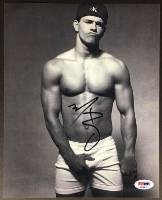 Mark Wahlberg Signed 8x10 Photo Autograph Psa Dna Calvin Klein Ck