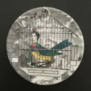 FORNASETTI L’Arpie Gentili Coasters Small Plates - set of 6/5 Designs Lady Birds 4