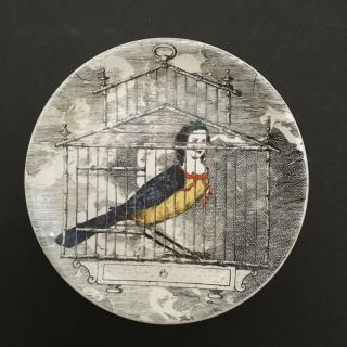 FORNASETTI L’Arpie Gentili Coasters Small Plates - set of 6/5 Designs Lady Birds 7